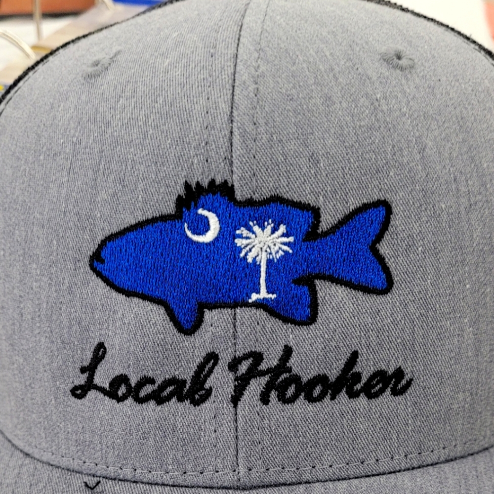 "Local Hooker" brand ballcaps